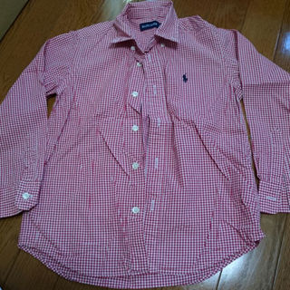 ラルフローレン(Ralph Lauren)のラルフローレン🎵赤ギンガムチェックシャツsize120(Tシャツ/カットソー)