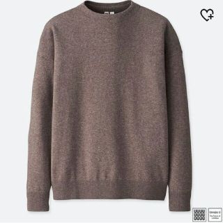 ユニクロ(UNIQLO)のユニクロ ユー コットンモックネックセーター L(ニット/セーター)