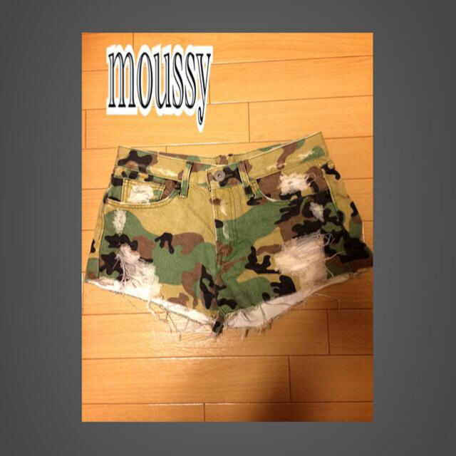 moussy(マウジー)のmoussy 迷彩  レディースのパンツ(ショートパンツ)の商品写真