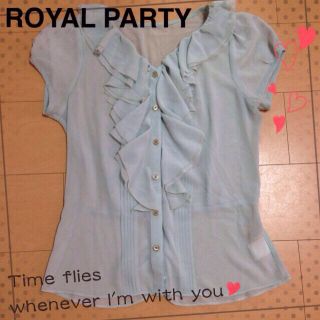 ロイヤルパーティー(ROYAL PARTY)のROYAL PARTY♡フリルブラウス(シャツ/ブラウス(半袖/袖なし))