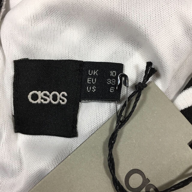 asos(エイソス)のASOS オフショルダーペンシルワンピース レディースのワンピース(ひざ丈ワンピース)の商品写真