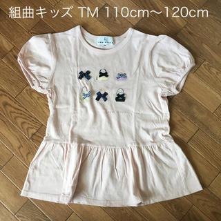 クミキョク(kumikyoku（組曲）)の組曲キッズ 半袖Tシャツ ピンク サイズTM (Tシャツ/カットソー)