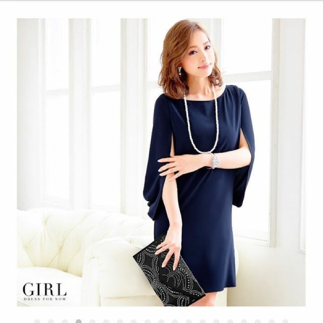 GIRL(ガール)のGIRL パーティドレス レディースのフォーマル/ドレス(ミディアムドレス)の商品写真