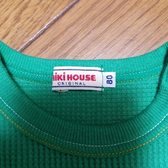 mikihouse(ミキハウス)の【USED】ミキハウス　半袖Tシャツ　80㎝ キッズ/ベビー/マタニティのベビー服(~85cm)(Ｔシャツ)の商品写真