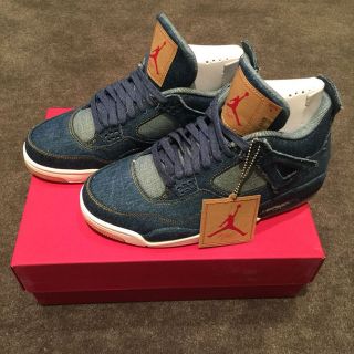 リーバイス(Levi's)の27cm Levi's NIKE AIR JORDAN 4 リーバイス ナイキ(スニーカー)