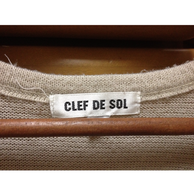 CLEF DE SOL(クレドソル)のクレドソルの薄手ニット レディースのトップス(ニット/セーター)の商品写真