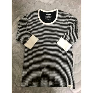 ビームス(BEAMS)のビームス 七分袖ボーダーシャツ 新品未使用Sサイズ(Tシャツ(長袖/七分))