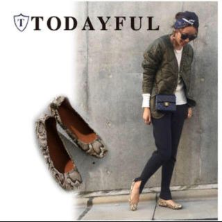 トゥデイフル(TODAYFUL)のTODAYFUL バレーシューズ 24cm(バレエシューズ)