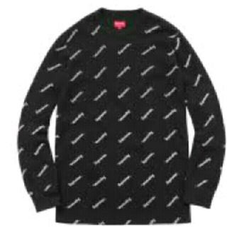 シュプリーム(Supreme)のSupreme☆新品ワッフルセーター☆Black(ニット/セーター)