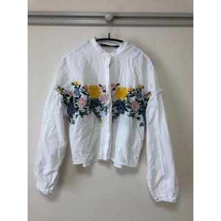 ザラ(ZARA)の刺繍ブラウス(シャツ/ブラウス(長袖/七分))