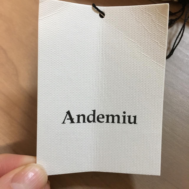 Andemiu(アンデミュウ)の白 ワンピース  新品 試着のみ レディースのワンピース(ひざ丈ワンピース)の商品写真