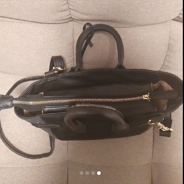 DOUBLE STANDARD CLOTHING(ダブルスタンダードクロージング)のダブルスタンダードクロージング　ダブスタ　ショルダーバッグ　ハンドバッグ　黒　 レディースのバッグ(ショルダーバッグ)の商品写真
