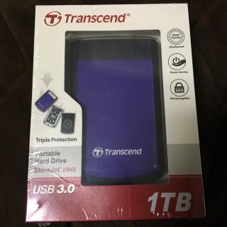 トランセンド(Transcend)のtranscend  外付けHDD(PC周辺機器)