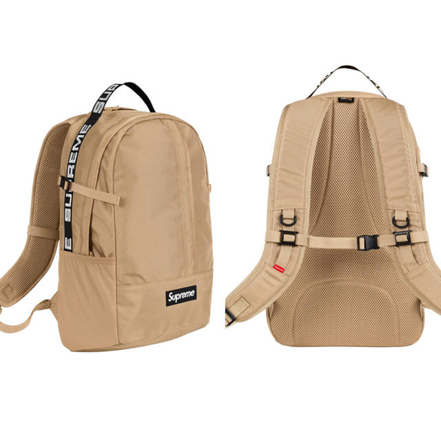 Supreme(シュプリーム)の込み 希少 ベージュ supreme Backpack メンズのバッグ(バッグパック/リュック)の商品写真