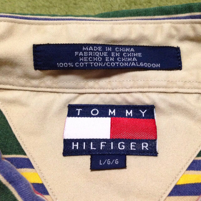 TOMMY HILFIGER(トミーヒルフィガー)のトミー Tommy Hilfiger 90s 90年代長袖マルチカラー メンズのトップス(シャツ)の商品写真