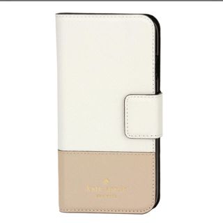 ケイトスペードニューヨーク(kate spade new york)のkate spade  バイカラー 手帳ケース iPhone(iPhoneケース)