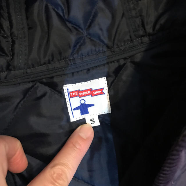 THE SMOCK SHOP(スモックショップ)のスモックショップ キルティングコートＳ濃紫 レディースのジャケット/アウター(ロングコート)の商品写真