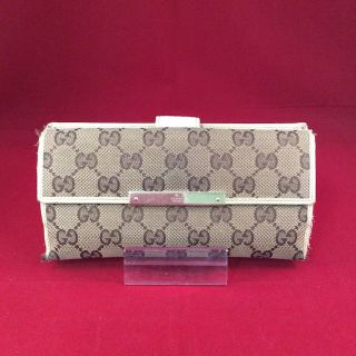 グッチ(Gucci)のGUCCI グッチ 長財布 ggキャンバス(財布)