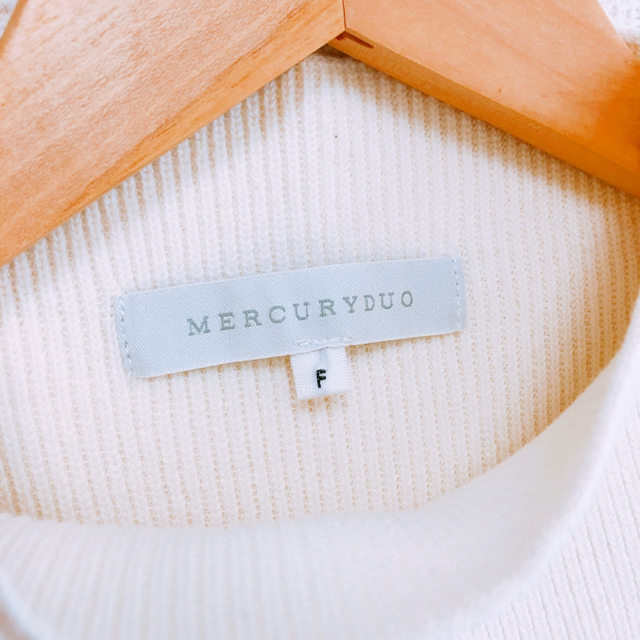 MERCURYDUO(マーキュリーデュオ)のMERCURYDUO♡ボトルネックノースリーブニット レディースのトップス(ニット/セーター)の商品写真