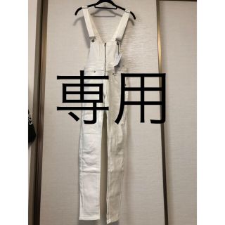 ジェイダ(GYDA)の新品＊タグ付き ホワイトデニムサロペット(サロペット/オーバーオール)