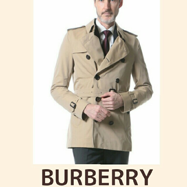 BURBERRY - 【新品未使用】BURBERRY LONDONバーバリーショートトレンチ メンズ