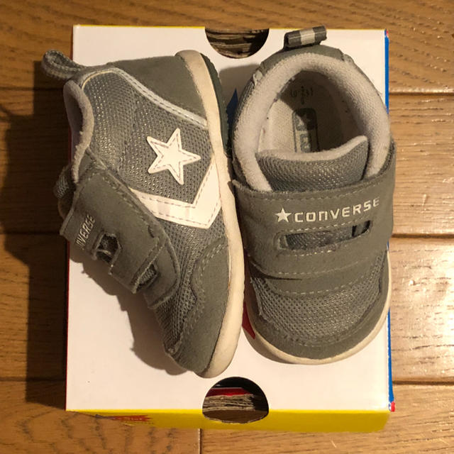 CONVERSE(コンバース)のキッズ コンバース グレー 12cm キッズ/ベビー/マタニティのベビー靴/シューズ(~14cm)(スニーカー)の商品写真