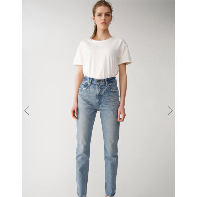 MOUSSY 入手困難 MVS SKINNY ライトブルー 23インチレディース