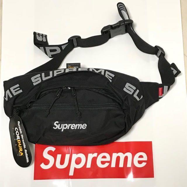 Supreme Waist Bag 黒