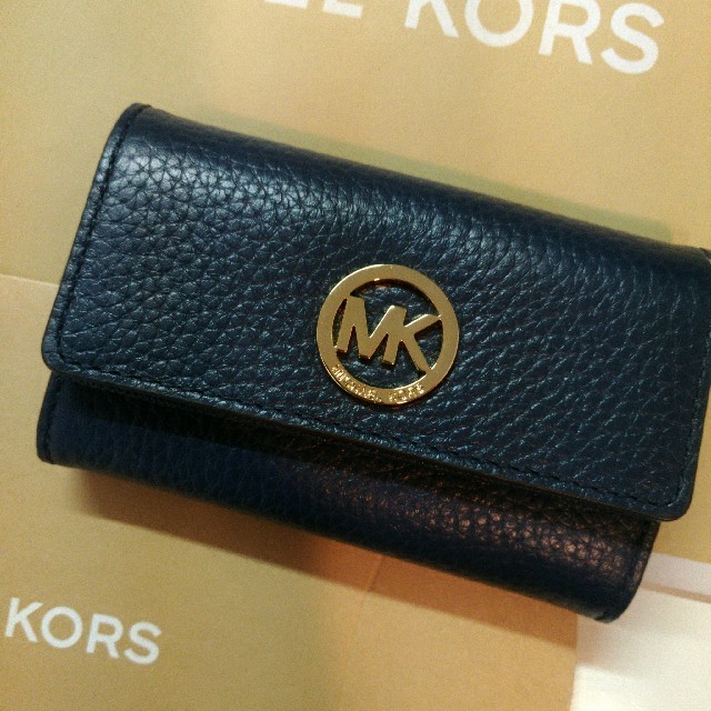 Michael Kors(マイケルコース)の♡MICHAEL KORS♡キーケース♡マイケル コース♡ネイビー レディースのファッション小物(キーケース)の商品写真