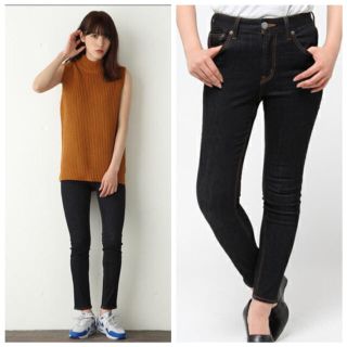 マウジー(moussy)のMOUSSY iSKO EMOTION SKINNY インディゴ 23(スキニーパンツ)