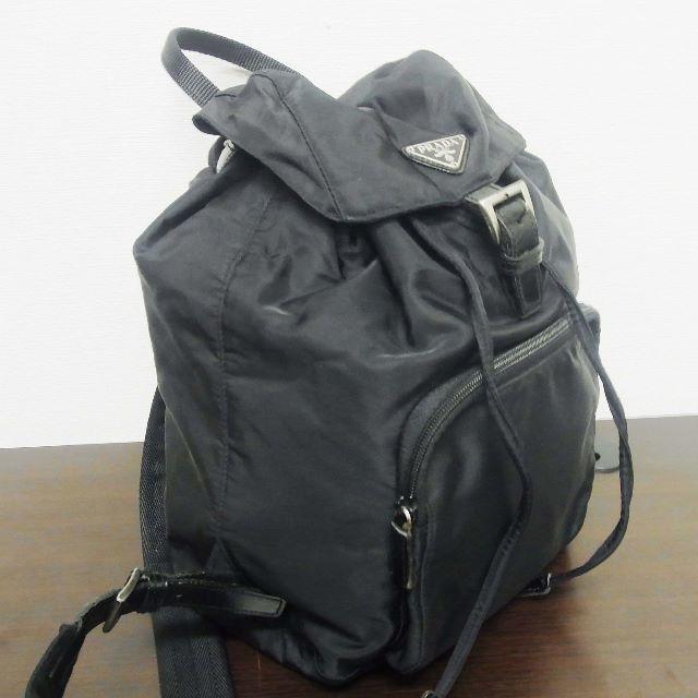 プラダ ナイロン リュックサック PRADA/ブラック/バックパック
