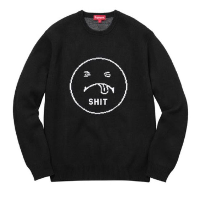 【Supreme】Shit Sweater 【Black】