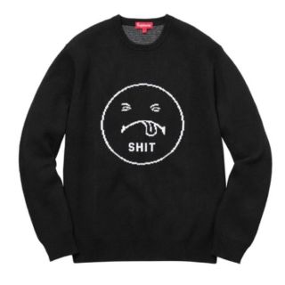 シュプリーム(Supreme)の【Supreme】Shit Sweater 【Black】(ニット/セーター)