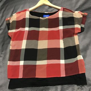 バーバリーブルーレーベル(BURBERRY BLUE LABEL)のクレストブリッジ♡プールオーバー(カットソー(半袖/袖なし))