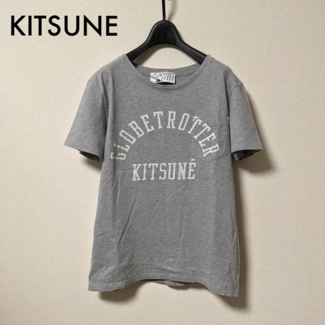 KITSUNE(キツネ)の【KITSUNE】半袖Tシャツ グレー(キツネ) レディースのトップス(Tシャツ(半袖/袖なし))の商品写真