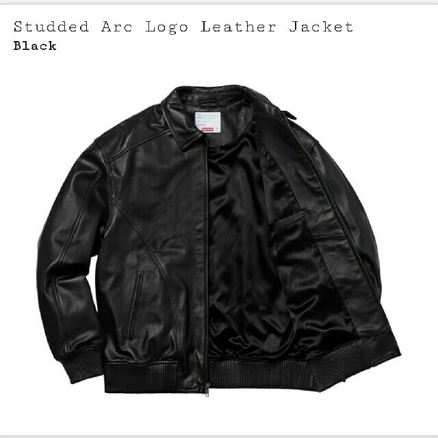 ジャケット Supreme - Supreme Studded Arc Logo Lether Jacketの通販 by シャプ's shop｜シュプリームならラクマ アーチロゴ