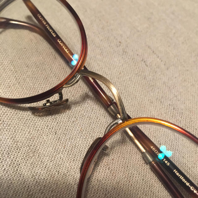 OLIVER PEOPLES 眼鏡 メンズのファッション小物(サングラス/メガネ)の商品写真