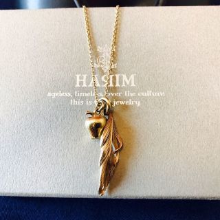 HARIM ハリム フェザーネックレスかなり美品(ネックレス)