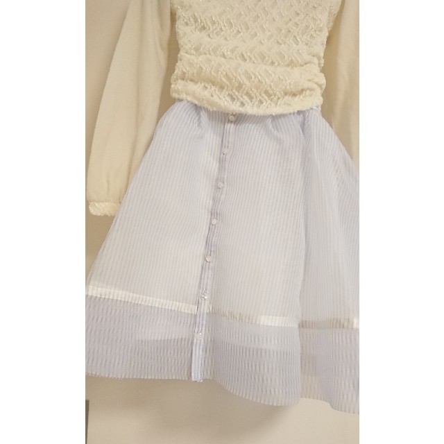 SNIDEL(スナイデル)のスナイデル　フレアストライプスカート レディースのスカート(ひざ丈スカート)の商品写真