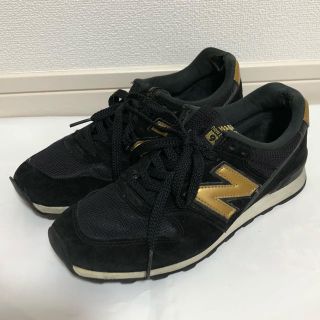 ニューバランス(New Balance)のニューバランス スニーカー 996 ブラック ゴールド 23㎝(スニーカー)