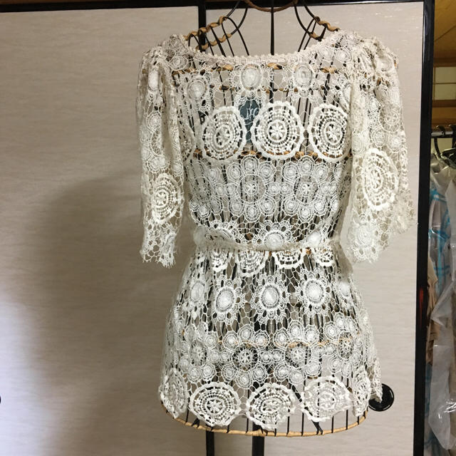 deicy me(デイシーミー)のdeicy me couture デイシーミークチュール レースリボンチュニック レディースのトップス(チュニック)の商品写真