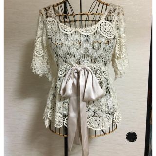 デイシーミー(deicy me)のdeicy me couture デイシーミークチュール レースリボンチュニック(チュニック)