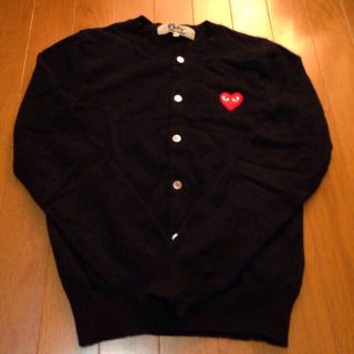 コムデギャルソン(COMME des GARCONS)のコムデギャルソン 定番黒カーディガン(ニット/セーター)