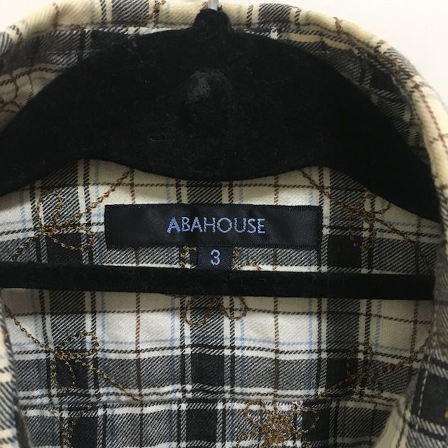 ABAHOUSE(アバハウス)のABAHOUSE アバハウス チェックシャツ シャツ 長袖 Lサイズ メンズのトップス(シャツ)の商品写真