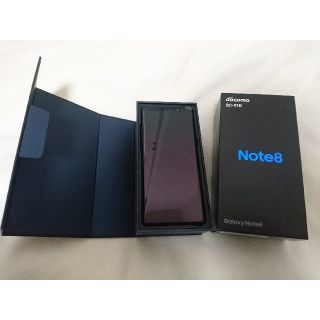 エヌティティドコモ(NTTdocomo)の未使用 docomo Galaxy Note8 SC-01K ブラック(スマートフォン本体)