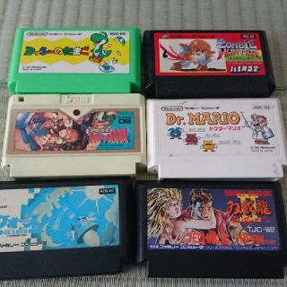 ﾌｧﾐｺﾝ･ｽｰﾊﾟｰﾌｧﾐｺﾝ本体とｿﾌﾄ６本ｾｯﾄ(家庭用ゲームソフト)