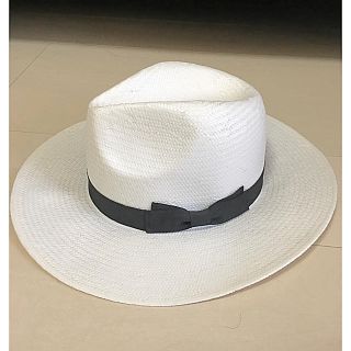 マウジー(moussy)の◆新品未使用 MOUSSY マウジー 白 春夏用 帽子 麦わら帽子◆(麦わら帽子/ストローハット)