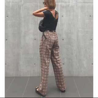 マウジー(moussy)のmoussy チェックパンツ(カジュアルパンツ)