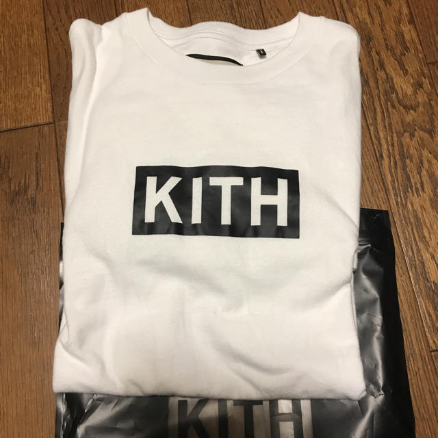 Los Angeles 店舗 限定 KITH box logo tee ロンT