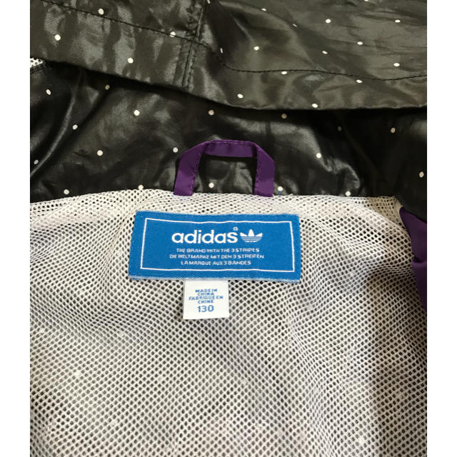 adidas(アディダス)のアディダス  ウィンドブレーカー  130 キッズ/ベビー/マタニティのキッズ服女の子用(90cm~)(ジャケット/上着)の商品写真